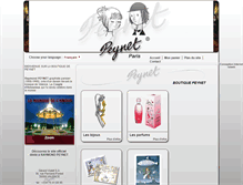 Tablet Screenshot of peynet-shop.com